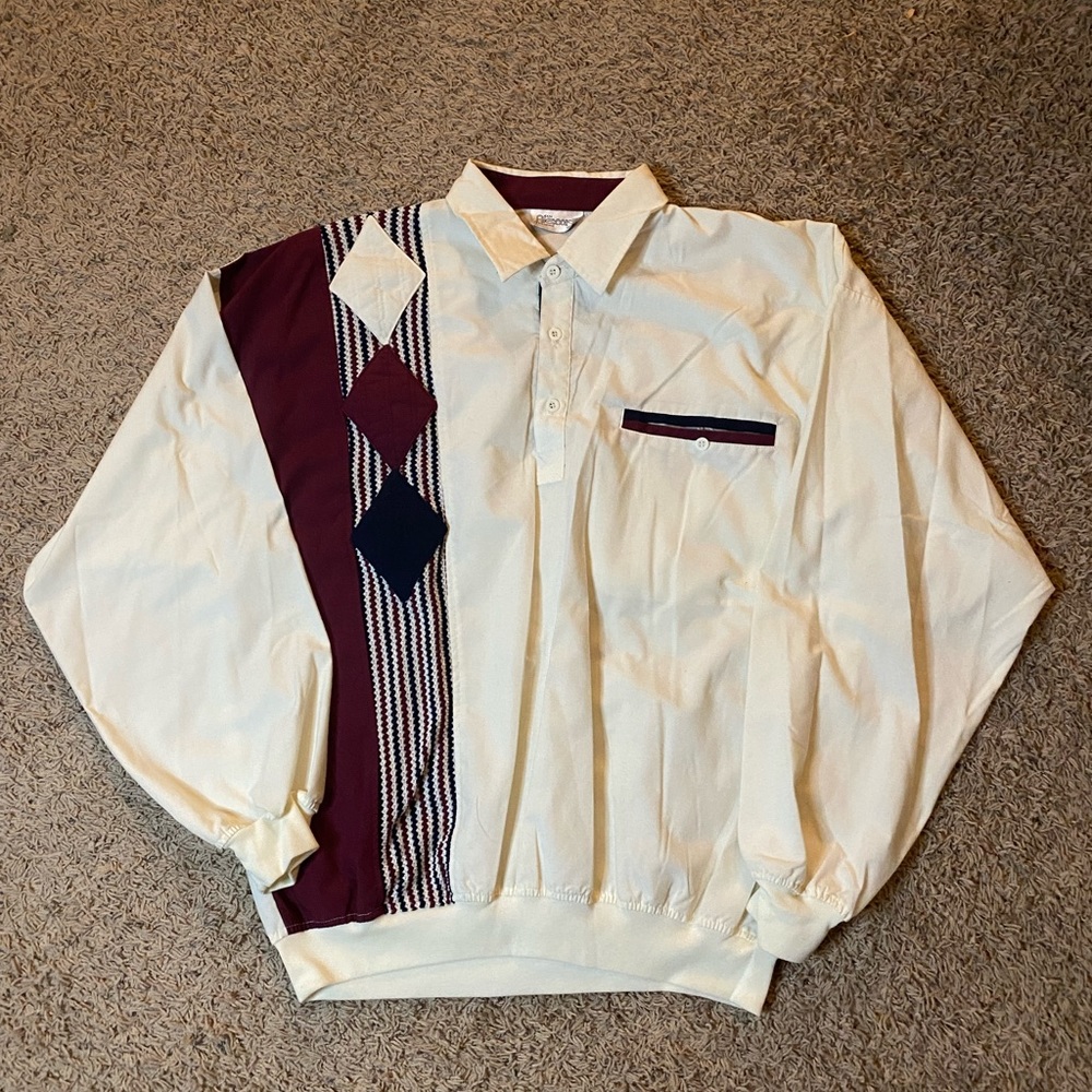 Vintage Half Button Shirt